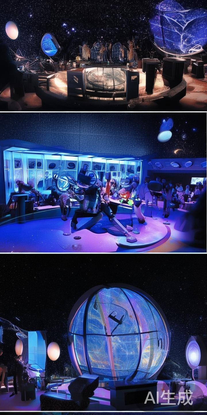 以“梦想世界”为主题的星空探索馆，特别注重互动体验