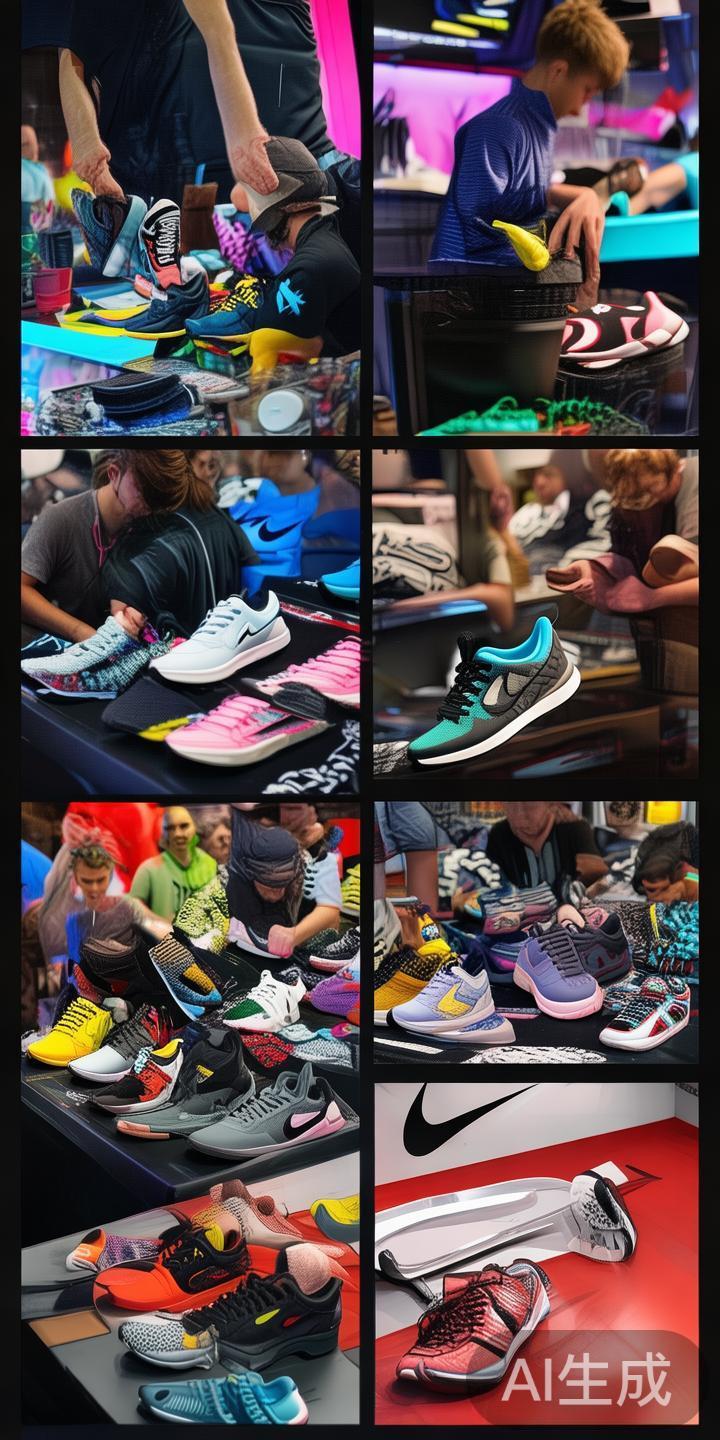 为了满足不同消费者的个性需求，Nike在活动现场设